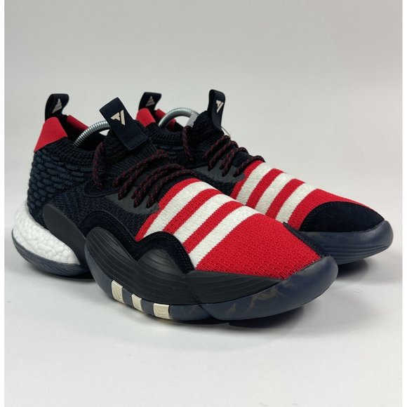 Adidas Trae Young 2 Chinese New Year Mens Red Black Shoes Sneakers IF2163 - Picture 2 of 10